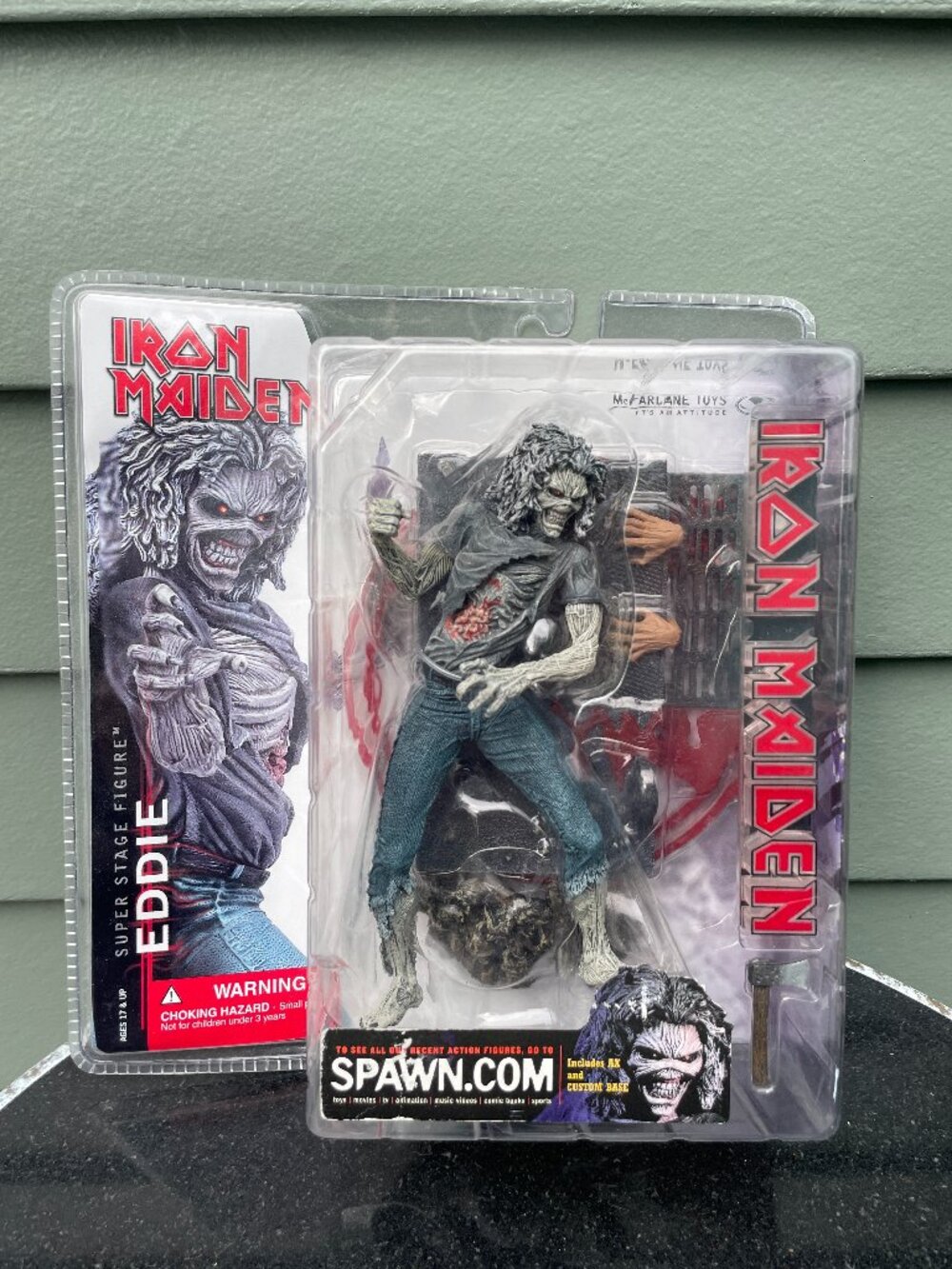 McFarlane Toys Iron Maiden Eddie Super Stage figure based on the artwork from th